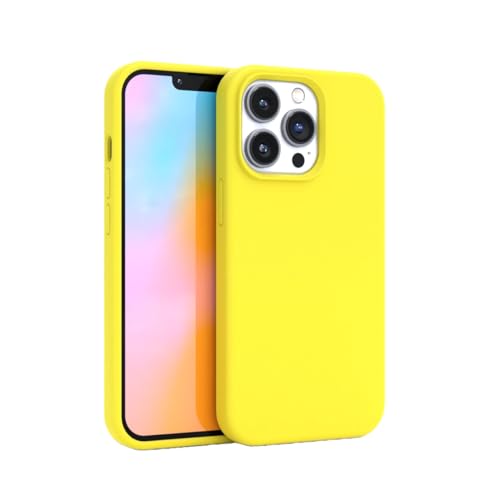 FELONY CASE Schutzhülle für iPhone 15 Pro Max – Neongelbe Silikon-Handyhülle, Flüssigsilikon mit kratzfestem Mikrofaserfutter, 360° stoßfeste Schutzhülle für Apple iPhone 15 Pro Max FELONY CASE Schutzhülle für iPhone 15 Pro Max – Neongelbe Silikon-Handyhülle, Flüssigsilikon mit kratzfestem Mikrofaserfutter, 360° stoßfeste Schutzhülle für Apple iPhone 15 Pro Max von FELONY CASE