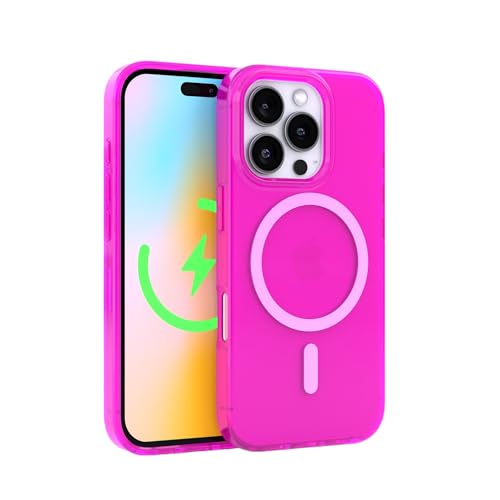 FELONY CASE Schutzhülle für iPhone 16 Pro – Neonrosa kristallklare Handyhülle, kompatibel mit MagSafe – 360° stoßfeste Schutzhüllen für Apple iPhone 16 Pro FELONY CASE Schutzhülle für iPhone 16 Pro – Neonrosa kristallklare Handyhülle, kompatibel mit MagSafe – 360° stoßfeste Schutzhüllen für Apple iPhone 16 Pro von FELONY CASE
