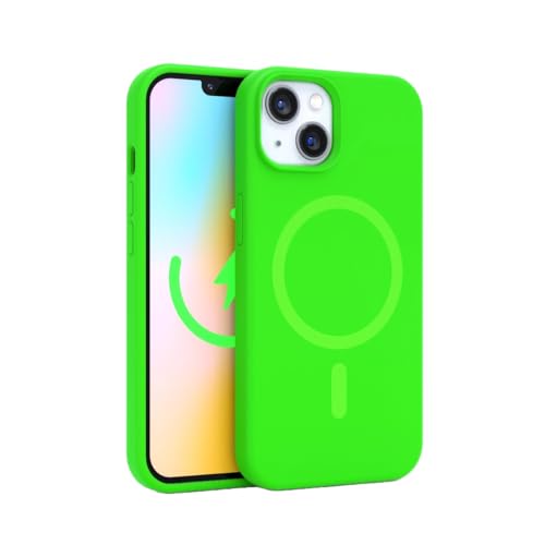 FELONY CASE - Stilvolle Neongrüne Handyhülle für iPhone 15, kompatibel mit MagSafe - 360° stoßfeste Schutzhüllen entworfen für Apple iPhone 15 von FELONY CASE