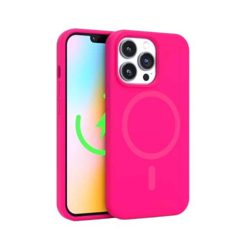 FELONY CASE - Stilvolle Neonrosa Handyhülle für iPhone 13 Pro, kompatibel mit MagSafe - 360° stoßfeste Schutzhüllen entworfen für Apple iPhone 13 Pro von FELONY CASE