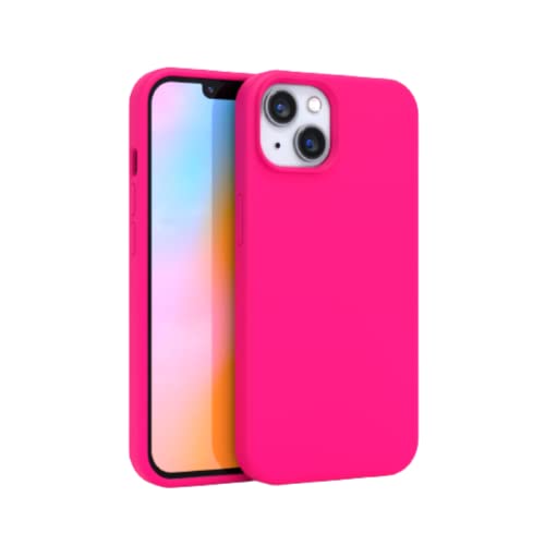 FELONY CASE - iPhone 13/14 Hülle, Stylische Neon Pink Silikon Handyhülle - Kabelloses Laden kompatibel, 360° Stoßfeste Schutzhüllen für Apple iPhone 13/iPhone 14 von FELONY CASE