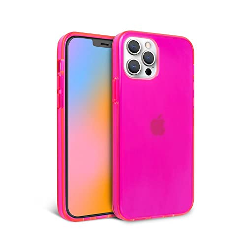 FELONY CASE - iPhone 13 Pro Max Neon Pink Clear Schutzhülle, TPU und Polycarbonat Stoßdämpfendes helles Cover - Rissfest mit glänzender Oberfläche - Voller iPhone-Schutz FELONY CASE - iPhone 13 Pro Max Neon Pink Clear Schutzhülle, TPU und Polycarbonat Stoßdämpfendes helles Cover - Rissfest mit glänzender Oberfläche - Voller iPhone-Schutz von FELONY CASE