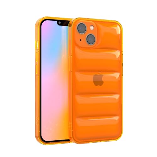 FELONY CASE - iPhone 15 Neon Orange Puffer Hülle, Klar gepolsterte helle Abdeckung mit stoßfestem Bumper Flexible und leichte Schutzhülle - vollständiger iPhone- und Kameraschutz FELONY CASE - iPhone 15 Neon Orange Puffer Hülle, Klar gepolsterte helle Abdeckung mit stoßfestem Bumper Flexible und leichte Schutzhülle - vollständiger iPhone- und Kameraschutz von FELONY CASE
