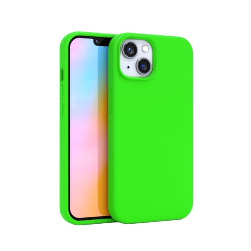 FELONY CASE - iPhone 15 Plus Hülle - Neongrüne Silikon-Telefonabdeckung | Flüssigsilikon mit kratzfestem Mikrofaserfutter, 360° stoßfeste Schutzhülle für Apple iPhone 15 Plus FELONY CASE - iPhone 15 Plus Hülle - Neongrüne Silikon-Telefonabdeckung | Flüssigsilikon mit kratzfestem Mikrofaserfutter, 360° stoßfeste Schutzhülle für Apple iPhone 15 Plus von FELONY CASE