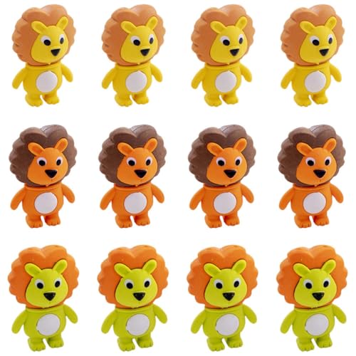 FELTECHELECTR 20Stücke Süße Radiergummis Mini Radiergummi für Abnehmbar Kreatives Design für Zufällige Farben Perfektes Mitgebsel von FELTECHELECTR