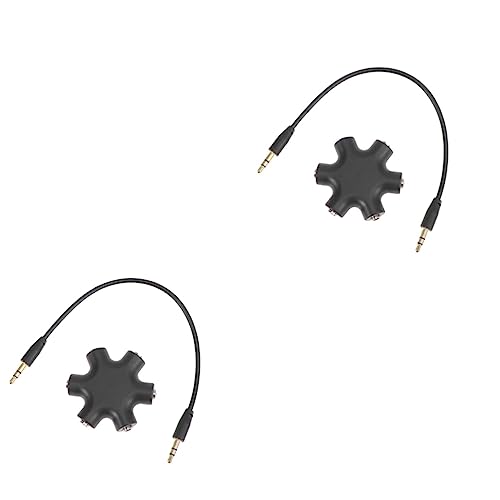 FELTECHELECTR 2St Audio-Splitter- Headphone Splitter Headset Adapter Headphone Adapter Audio Connector Port Audio Splitter Kopfhörer schwarzer Adapter Rouge-Adapter stoßverbinder Black FELTECHELECTR 2St Audio-Splitter- Headphone Splitter Headset Adapter Headphone Adapter Audio Connector Port Audio Splitter Kopfhörer schwarzer Adapter Rouge-Adapter stoßverbinder Black von FELTECHELECTR