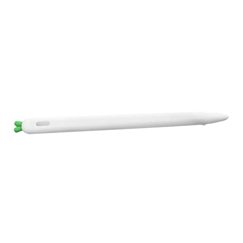 FELTECHELECTR Schutzhülle Aus Silikon Stifthalter 2 Stifthüllenabdeckung Etui Für Bleistift 2 Handy-ständerhalter Federmäppchen Der Generation Hautgriff Etui Für Touchscreen-stifte Weiß von FELTECHELECTR