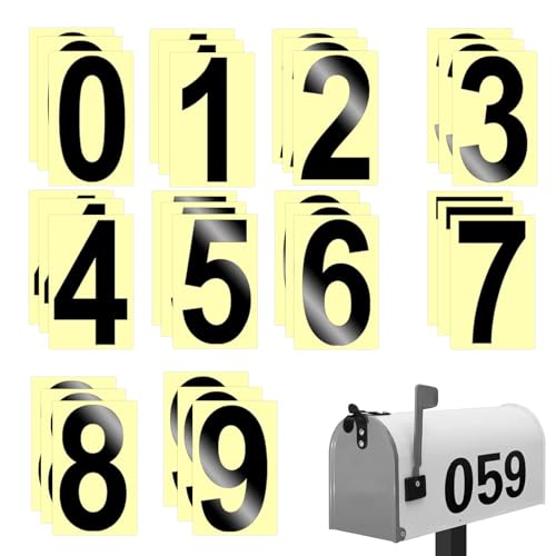 Hausnummer Klebend Klebezahlen Wetterfest Reflektierende Nummernaufkleber Number Stickers Groß Zahlen Aufkleber Selbstklebende Türnummer Mailbox Schwarz Numbers Vinyl Wasserdichte für Briefkästen Hausnummer Klebend Klebezahlen Wetterfest Reflektierende Nummernaufkleber Number Stickers Groß Zahlen Aufkleber Selbstklebende Türnummer Mailbox Schwarz Numbers Vinyl Wasserdichte für Briefkästen von FENGQQKJ