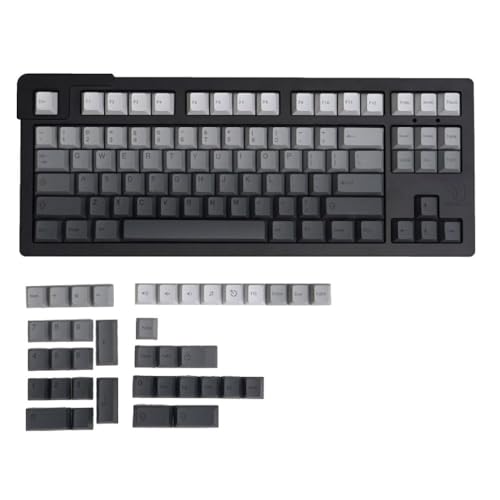 Graue Tastenkappen oben/seiteGraviert PBT Material Farbstoff Sublimation 125 Tasten Kirschprofil Für Mechanische Tastatur Taste Grau Tastenkappen Top/SideEngraved PBT Material Farbstoff Sublimation von FENOHREFE