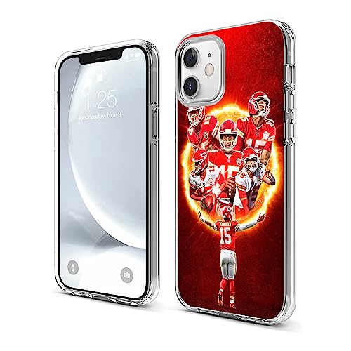 FENYIKEKE Kompatibel mit iPhone 11 Hülle, stoßfeste, seidig-weiche Schutzhülle, transparente Schutzhülle (Kansas-City-Mahomes-7) von FENYIKEKE