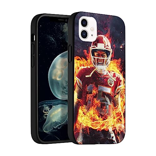 FENYIKEKE Kompatibel mit iPhone 11 Hülle, stoßfeste, seidig-weiche Schutzhülle (Kansas-City-Mahomes-4) von FENYIKEKE