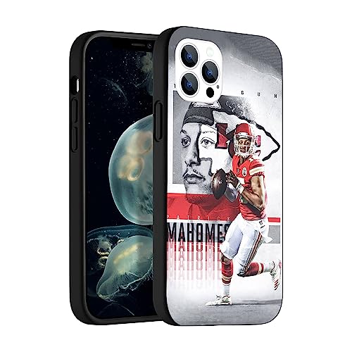 FENYIKEKE Kompatibel mit iPhone 15 Pro Hülle, stoßfeste seidig-weiche Touch-Schutzhülle Cover Case (Kansas-City-Mahomes-1) von FENYIKEKE