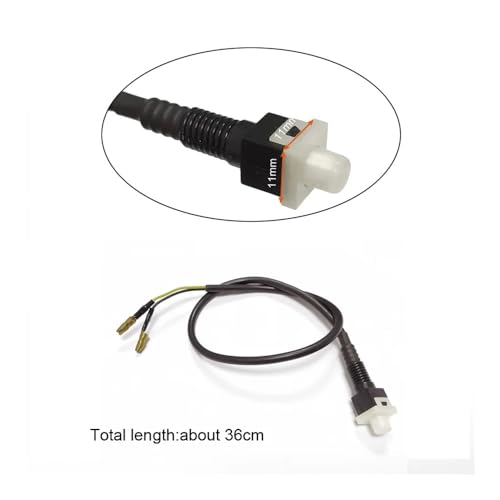 Hinten Vorne Bremsschalter Bremslichtschalter Kabel Draht Weiblich Männlich Stecker for Elektroroller Moped Motorrad Motorrad ATV(Switch B) von FEREOWNQ