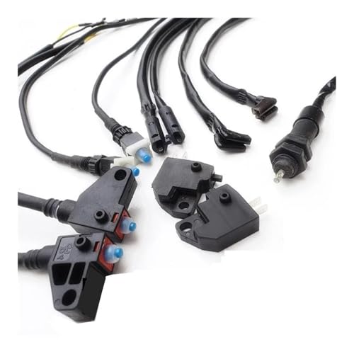 Hinten Vorne Bremsschalter Bremslichtschalter Kabel Draht Weiblich Männlich Stecker for Elektroroller Moped Motorrad Motorrad ATV(Switch D) von FEREOWNQ
