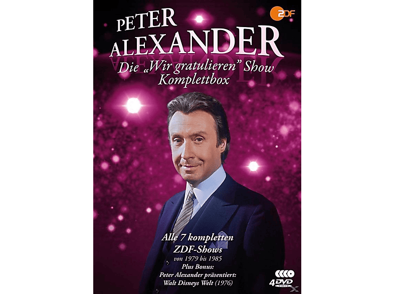 Die Peter Alexander 'Wir gratulieren' Show - Komplettbox DVD Die Peter Alexander 'Wir gratulieren' Show - Komplettbox DVD von FERNSEHJUW