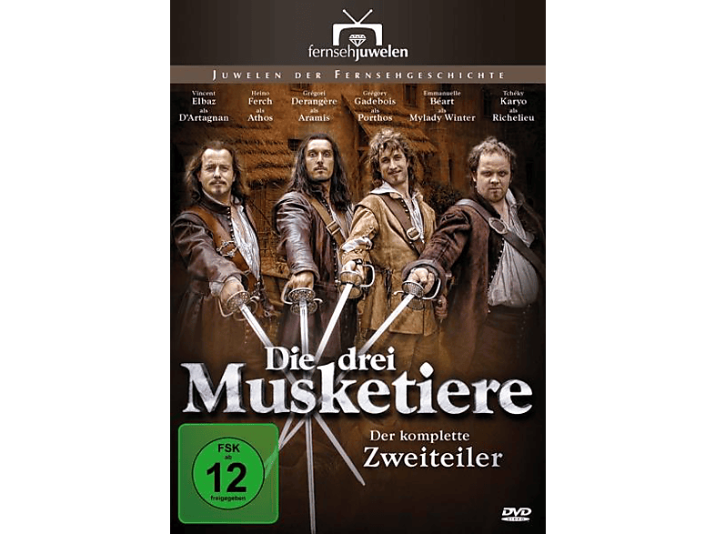 Die drei Musketiere-Der komplette Zweiteiler DVD von FERNSEHJUWELEN