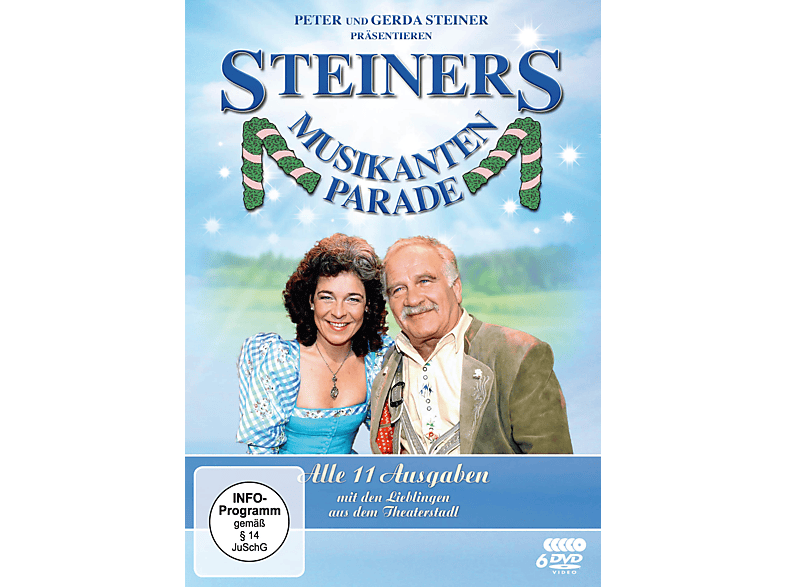 PETER STEINERS MUSIKANTENPARADE-GESAMTEDITION DVD von FERNSEHJUWELEN