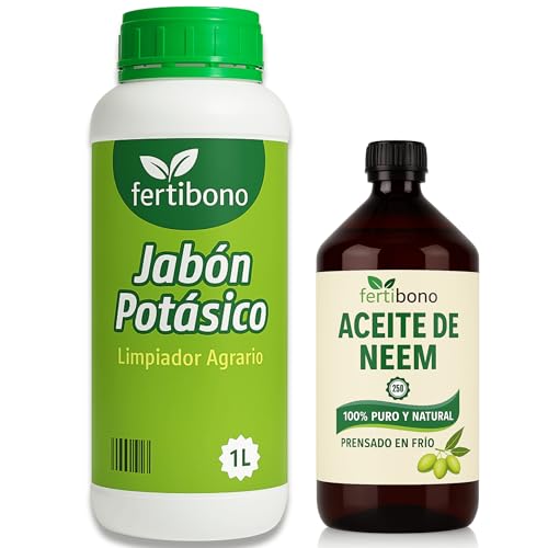 FERTIBONO Neemöl Bio und Kaliseife – Effektive Pflege gegen Trauermücken, Blattläuse und Schädlinge – Pack 1L + 250ml – Neemöl für Pflanzen, Schädlingsbekämpfung und Trauerfliegen Bekämpfen FERTIBONO Neemöl Bio und Kaliseife – Effektive Pflege gegen Trauermücken, Blattläuse und Schädlinge – Pack 1L + 250ml – Neemöl für Pflanzen, Schädlingsbekämpfung und Trauerfliegen Bekämpfen von FERTIBONO