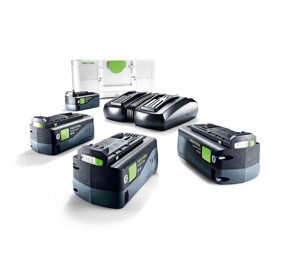 FESTOOL Energie-Set SYS 18V 4x5,0/TCL 6 DUO Universal-Ladegerät FESTOOL Energie-Set SYS 18V 4x5,0/TCL 6 DUO Universal-Ladegerät von FESTOOL