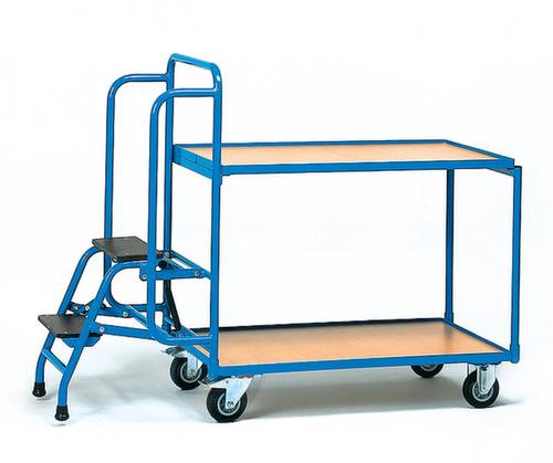 Fetra 2105 Kommissionierwagen Stahl pulverbeschichtet Traglast (max.): 250kg Brillantblau (RAL 5007) von FETRA