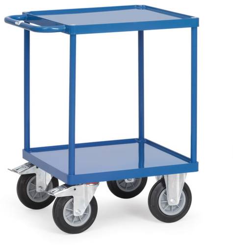 Fetra 2496W Tischwagen Stahl pulverbeschichtet Traglast (max.): 500kg Brillantblau (RAL 5007) von FETRA