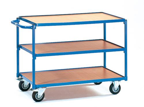 Fetra 2952 Tischwagen Stahl pulverbeschichtet Traglast (max.): 250kg Brillantblau (RAL 5007) von FETRA