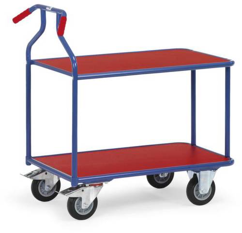 Fetra 3601 Tischwagen Stahl pulverbeschichtet Traglast (max.): 400kg Blau, Rot von FETRA