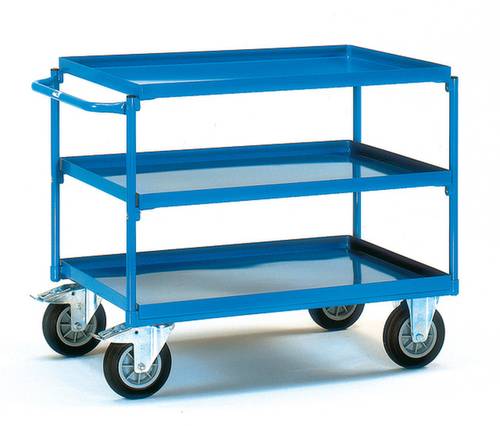Fetra 4832 Tischwagen Stahl pulverbeschichtet Traglast (max.): 400kg Brillantblau (RAL 5007) von FETRA