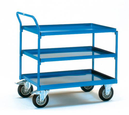 Fetra 4930 Tischwagen Stahl pulverbeschichtet Traglast (max.): 400kg Brillantblau (RAL 5007) von FETRA