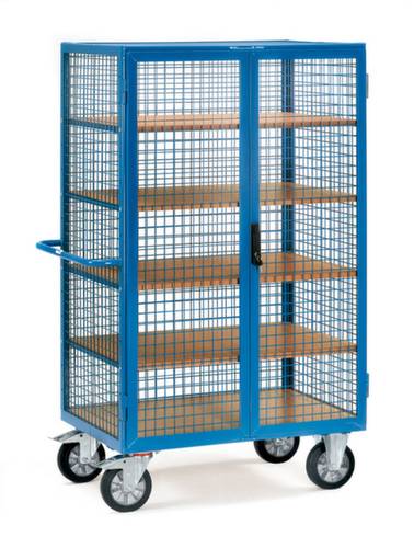 Fetra 5393 Schrankwagen Stahl pulverbeschichtet Traglast (max.): 750kg Brillantblau (RAL 5007) von FETRA