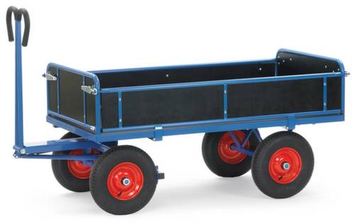 Fetra 6454V Handpritschenwagen Stahl pulverbeschichtet Traglast (max.): 1000kg Bereifung=Vollgummi von FETRA