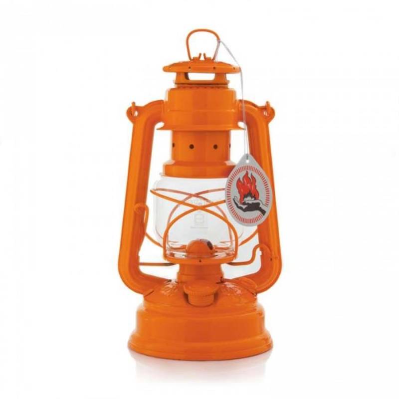 Feuerhand Sturmlaterne 276 Pastellorange incl. Docht von FEUERHAND