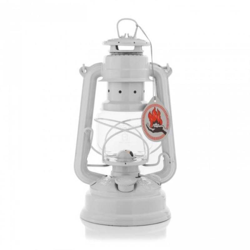 Feuerhand Sturmlaterne 276 Reinweiss incl. Docht von FEUERHAND