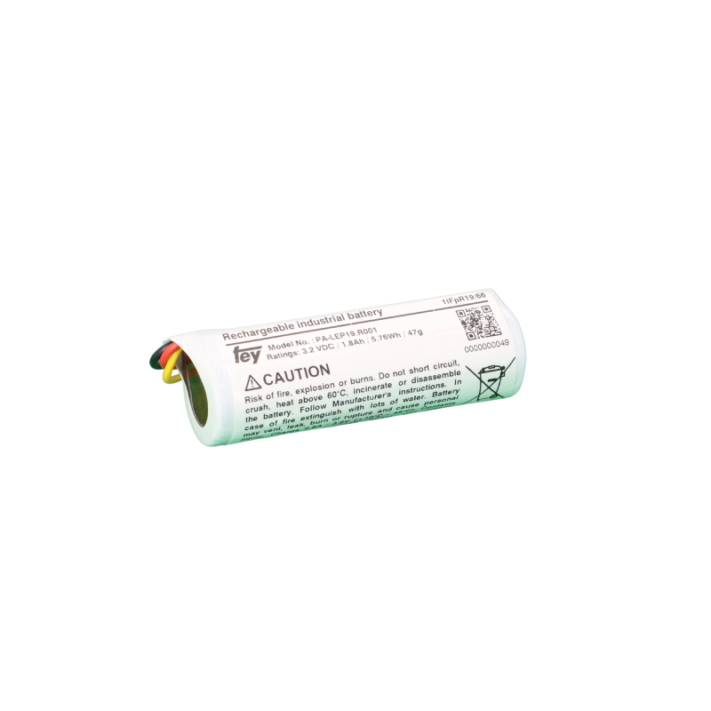Notleuchtenakku LiFePO4 3,2V 1,8Ah XHP3 Anschluss Notleuchtenakku LiFePO4 3,2V 1,8Ah XHP3 Anschluss von FEY