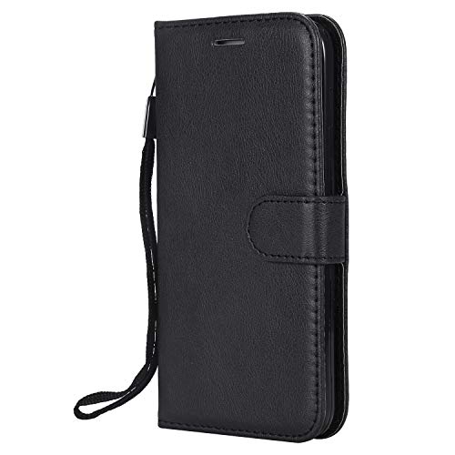 FEYYXI Handyhülle für Xiaomi Redmi S2 / Redmi Y2 Hülle Leder Schutzhülle Brieftasche mit Kartenfach Stoßfest Handyhülle Case für Xiaomi Redmi S2 / Y2 - FEKT81936 Schwarz von FEYYXI