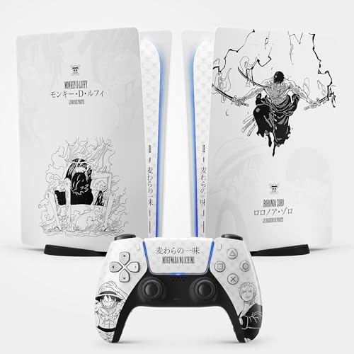 PS5 Skin Gear 1 Sticker, Aufkleber für Playstation 5, Konsole und Controller, Digital Standard Edition, Gear 1 PS5 Skin (1 Controller) von FFrame