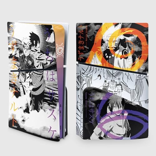 PS5 Skin Naruto Slim, Aufkleber Playstation 5 Manga, Konsole und Controller, Edition Slim Disk, Skin Hokage PS5 (1 Controller) von FFrame