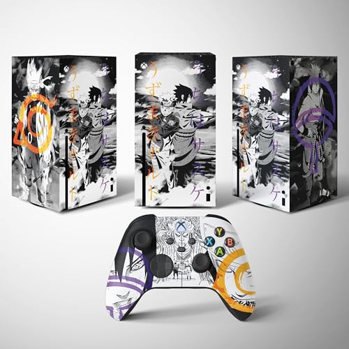 Xbox Serie X Hokage Sticker, X Serie Manga Aufkleber, Konsole und Controller, Xbox Serie X Gaming Skin, Vinylhülle (1 Controller) von FFrame