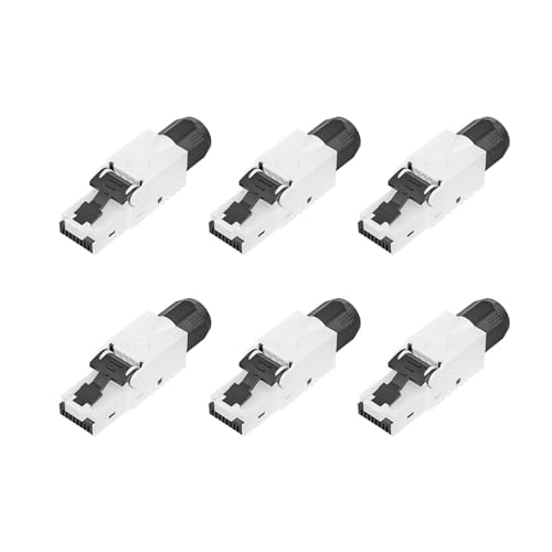 FGB RJ45 Netzwerkstecker Werkzeuglos Vergoldete Kontakte CAT 6a Lan Stecker für Ethernet Verlegekabel 10 Gbps UTP CAT 6a CAT 6 CAT 5, 6 Stück FGB RJ45 Netzwerkstecker Werkzeuglos Vergoldete Kontakte CAT 6a Lan Stecker für Ethernet Verlegekabel 10 Gbps UTP CAT 6a CAT 6 CAT 5, 6 Stück von FGB