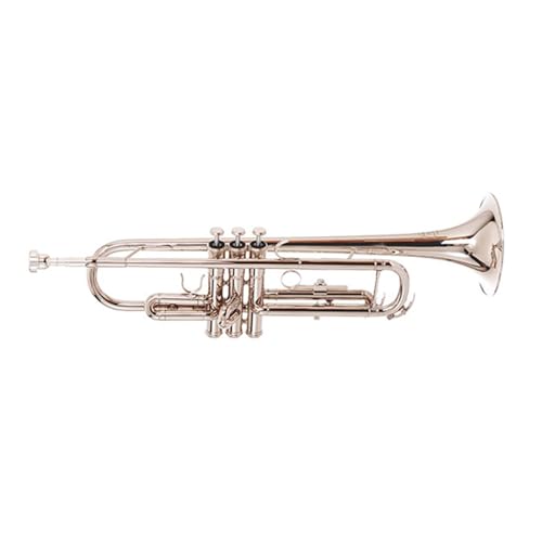 Anfänger Trompete Anfänger Professionelle Trompete Instrument B Flat Neusilber Anfänger Trompete Anfänger Professionelle Trompete Instrument B Flat Neusilber von FGRTYUX