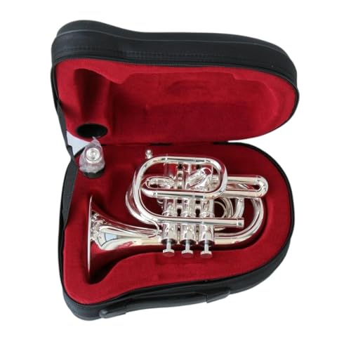 Anfänger Trompete BB-Ton-Trompete aus Messing versilbertes Musikinstrument Anfänger Trompete BB-Ton-Trompete aus Messing versilbertes Musikinstrument von FGRTYUX