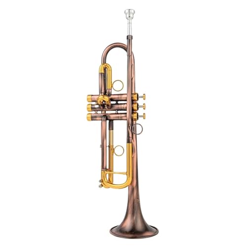 Anfänger Trompete Professionelles Aufführungsinstrument aus Messing B-Trompete Anfänger Trompete Professionelles Aufführungsinstrument aus Messing B-Trompete von FGRTYUX