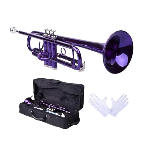 Anfänger Trompete Professionelles Performance-BB-Trompeteninstrument aus Messing von FGRTYUX