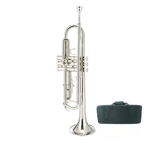 Anfänger Trompete Trompete Instrument B Flat Neusilber Anfänger professionelle Leistung von FGRTYUX