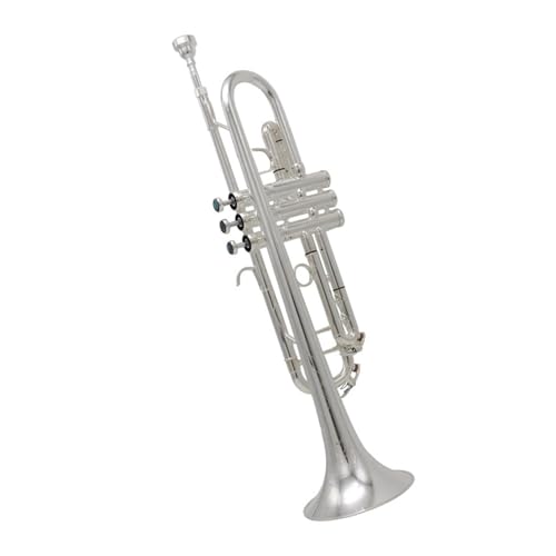 Anfänger Trompete Versilbertes B-Trompeteninstrument geeignet für professionelle Auftritte von FGRTYUX