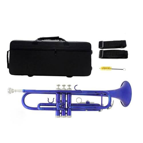 FGRTYUX Anfänger Trompete Klassische Bb-Trompete professionelles Blechblasinstrument geeignet für Anfänger von FGRTYUX