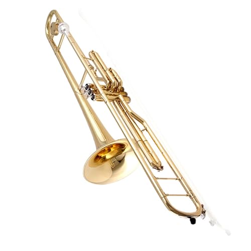 FGRTYUX Anfängerposaune Posaune B Goldlack Profiinstrument FGRTYUX Anfängerposaune Posaune B Goldlack Profiinstrument von FGRTYUX
