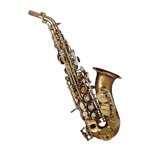 FGRTYUX Saxophon für Erwachsene Professionelles Sopransaxophoninstrument geeignet für Erwachsene Anfänger von FGRTYUX