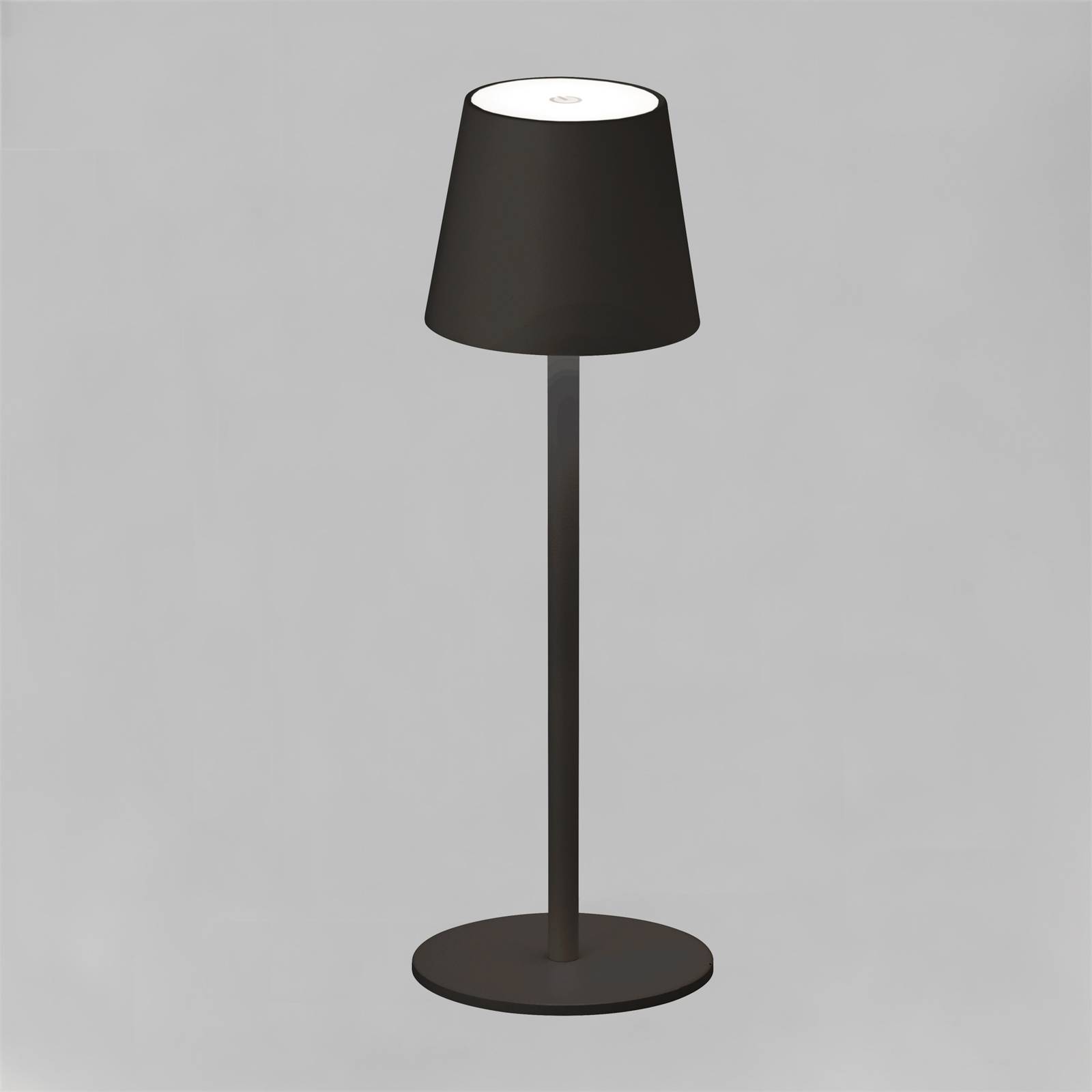 LED-Tischlampe Tropea mit Akku, sandschwarz LED-Tischlampe Tropea mit Akku, sandschwarz von FH Lighting