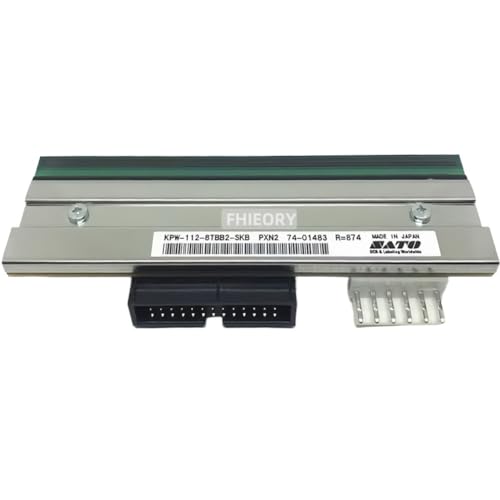 FHIEORY GH000741A Druckkopf für SATO CL408 CL408E Thermo-Etikettendrucker, 203 dpi KPA-112-8MTA2-SKB FHIEORY GH000741A Druckkopf für SATO CL408 CL408E Thermo-Etikettendrucker, 203 dpi KPA-112-8MTA2-SKB von FHIEORY